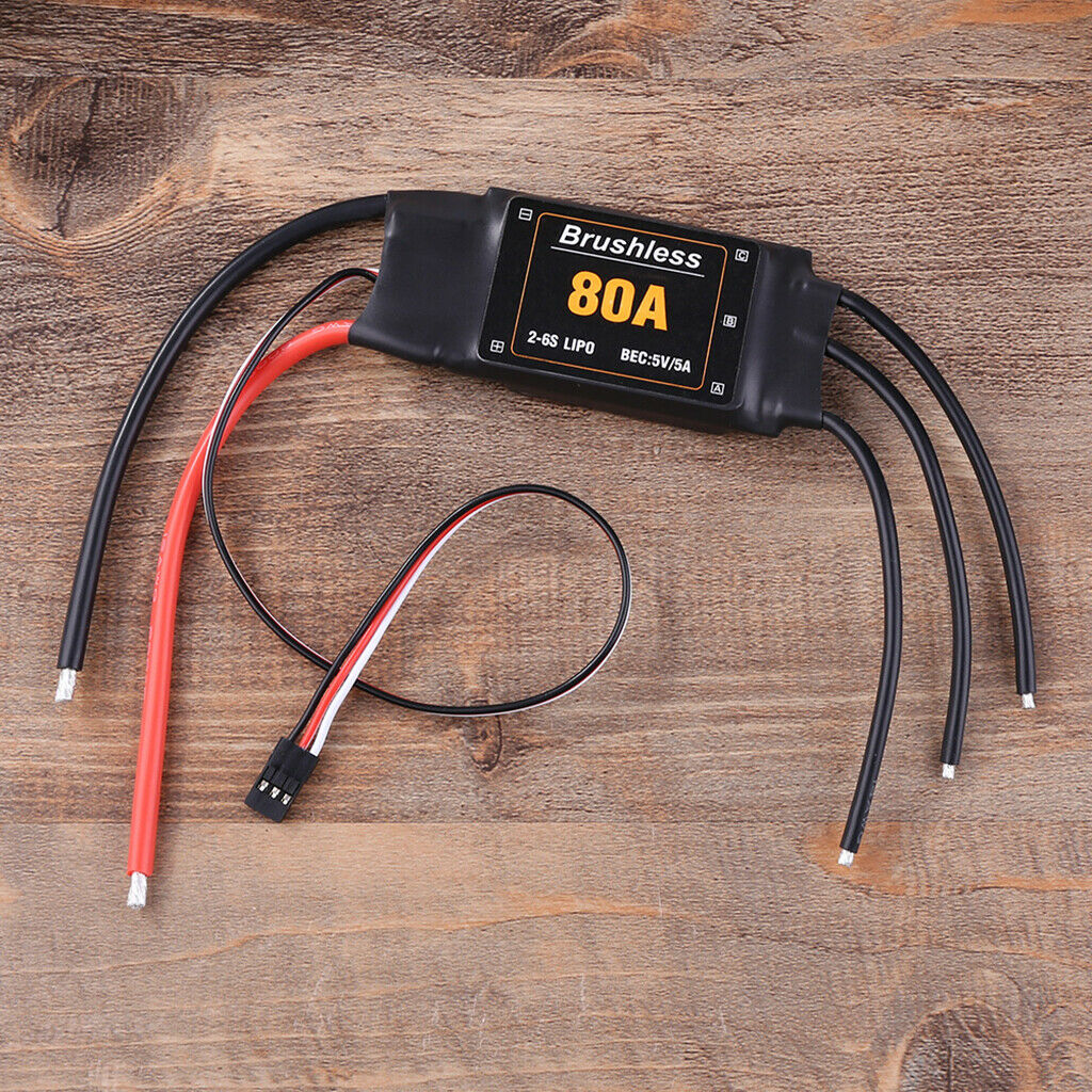 80A Brushless ESC for RC Drone Aircraft Airplane Quad Toys Accessories