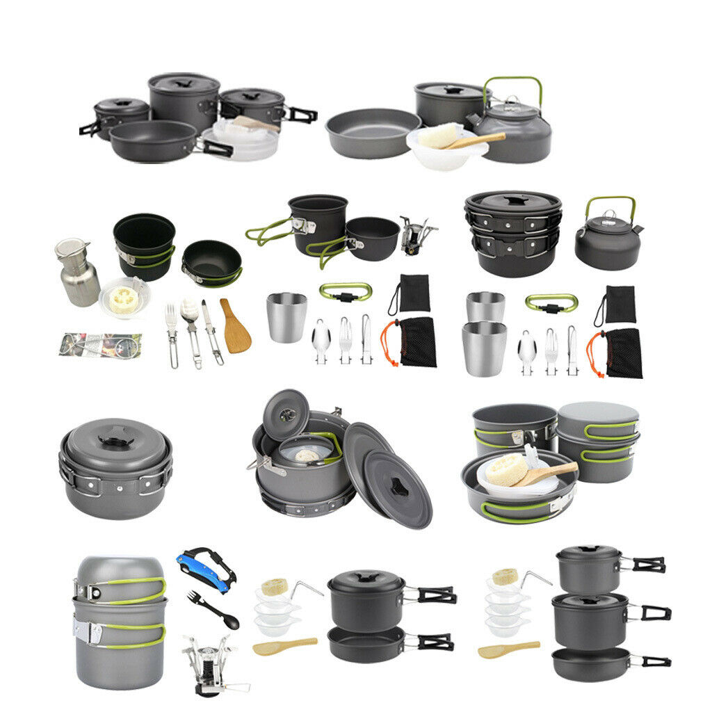 Foldable Cooking Pot Quality Cookware Cooking Utensils Pan for Outdoor Camping