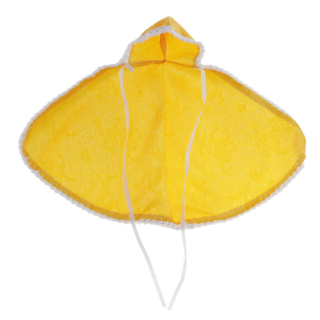 2Pcs Cloak Costume  for 1/6 Blythe Dollfie SD BB Outfits Pink and Yellow