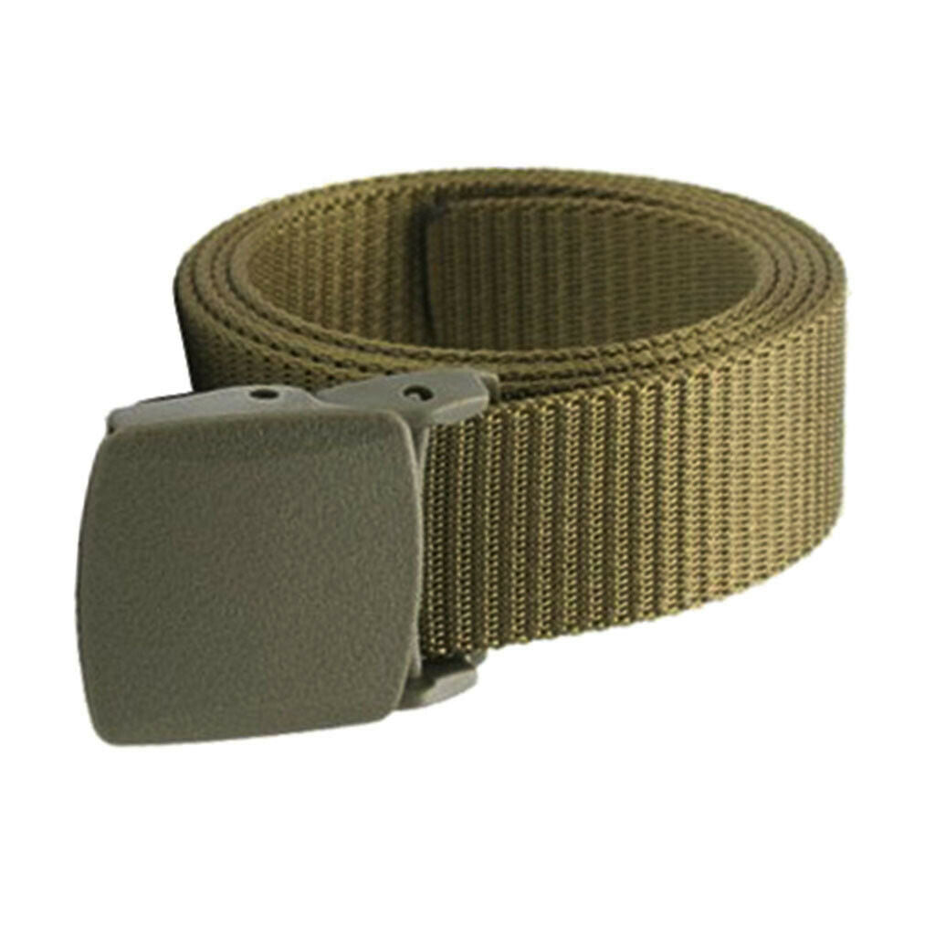4x Army Outdoor Nylon Webbing Belt Web Belt Police Jeans Utility Waistbelt