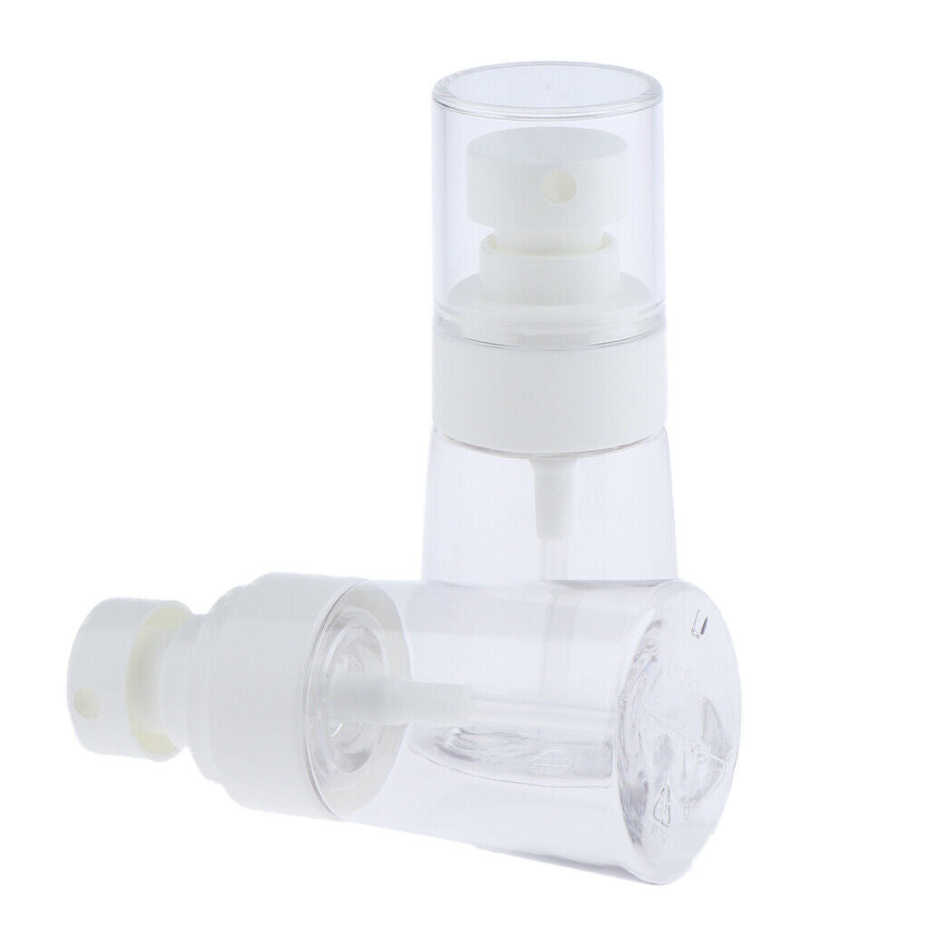 2 Travel Refillable Fine Mist Perfume Atomizer Pump Spray Empty Bottle 30ml