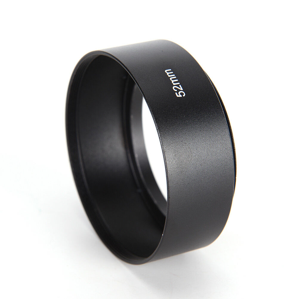 52mm metal alloy material long lens hood for Canon Nikon camera TDD