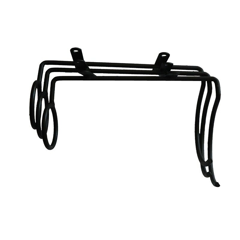 3Pcs Wrought Iron Wine Rack Wall Hanging Wine Holder with Screw Bottle DisplayS1