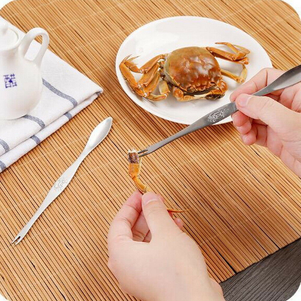 Stainless steel claws to eat crab seafood lobstercrab pin strippingfruit .l8