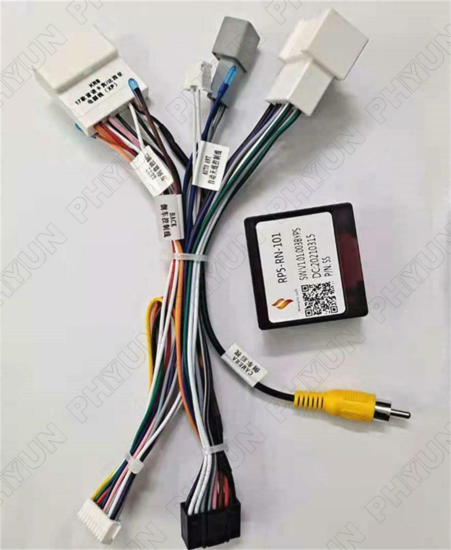 16Pin Car Android Audio Radio Power Cable & Canbus For Renault Captur Clio Dacia