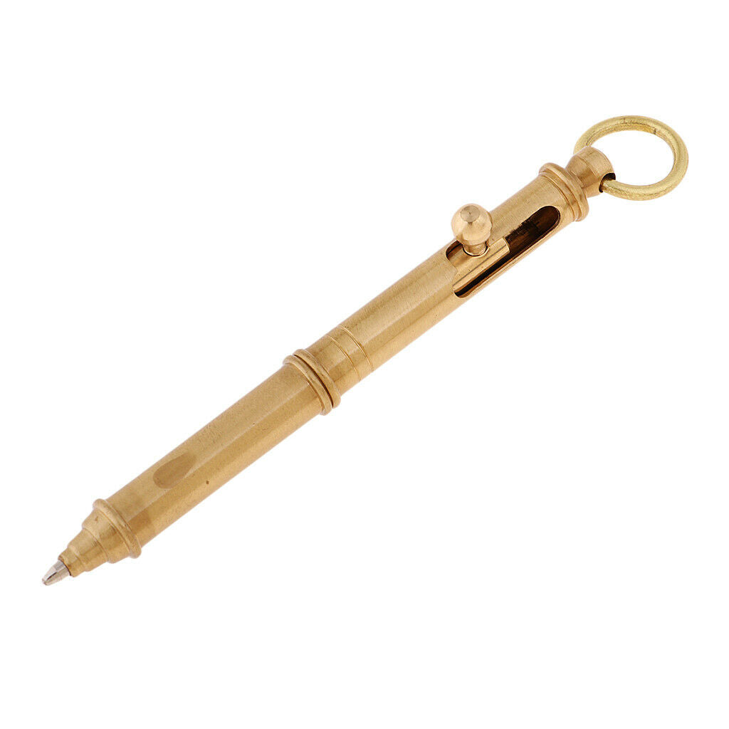 Portable 1.0mm Brass Balck Ballpoint Pen For Promotional Gifts