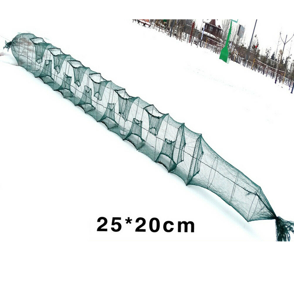 3.5m Nylon Fishing Net Foldable Crabs Catcher Live Fish Net Eel Shrimp Lure N BU
