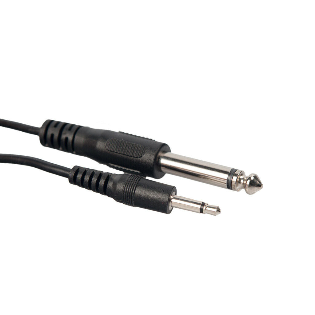 Instrument Male to Male Cable 6.35mm to 3.5mm Electric Guitar Cord for Guitar