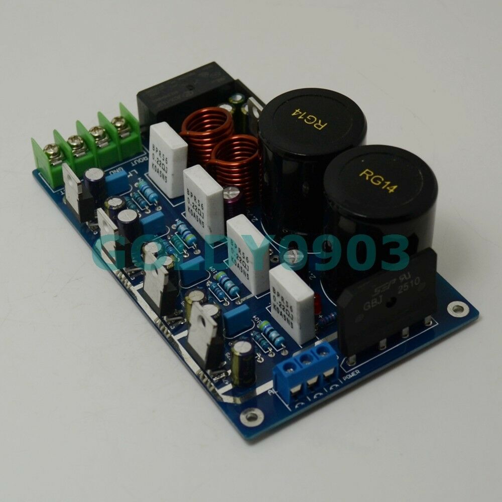 LM1875 Parallel 2.0 Amplifier Board with C1237 Below-50 W + 50 W (with cone out)