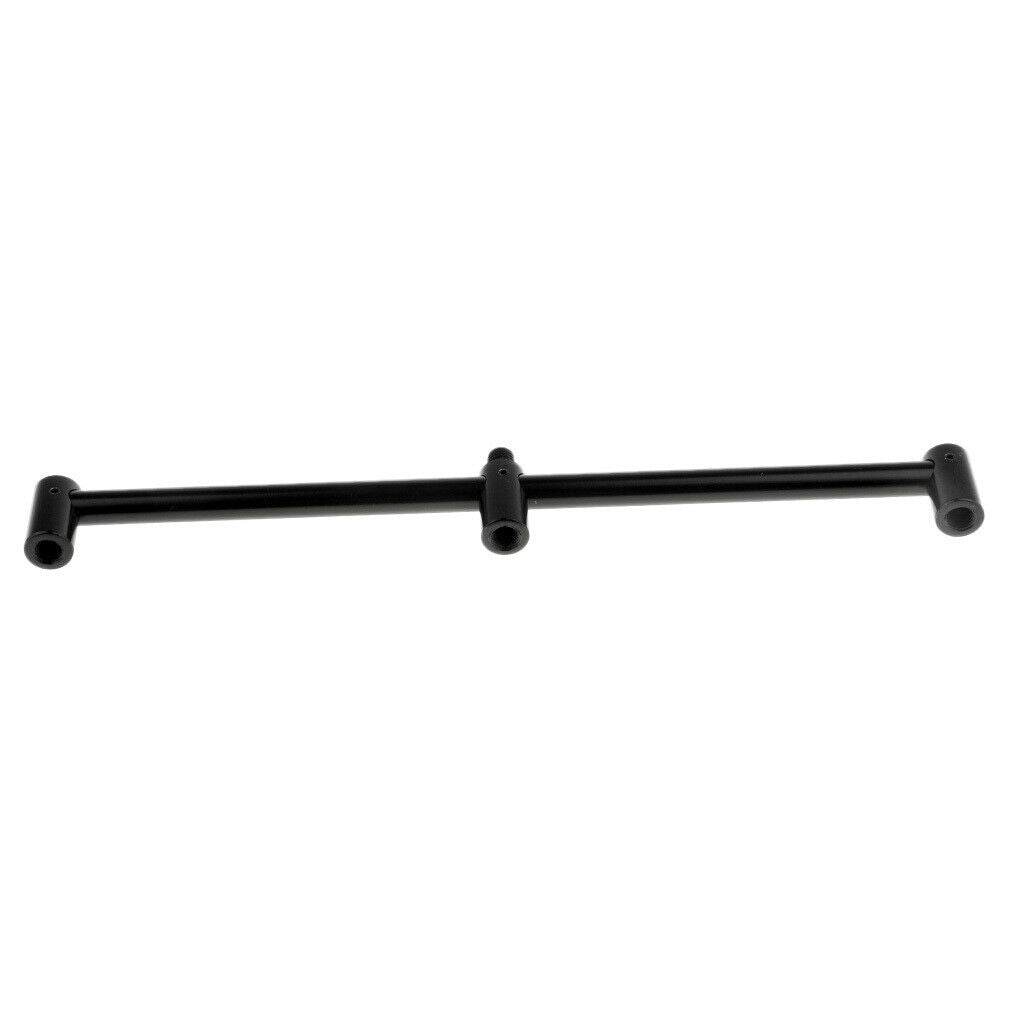 Carp Fishing Buzz Bar Fishing Rod Pod Holder Buzzer Bar for 3 Rods Black