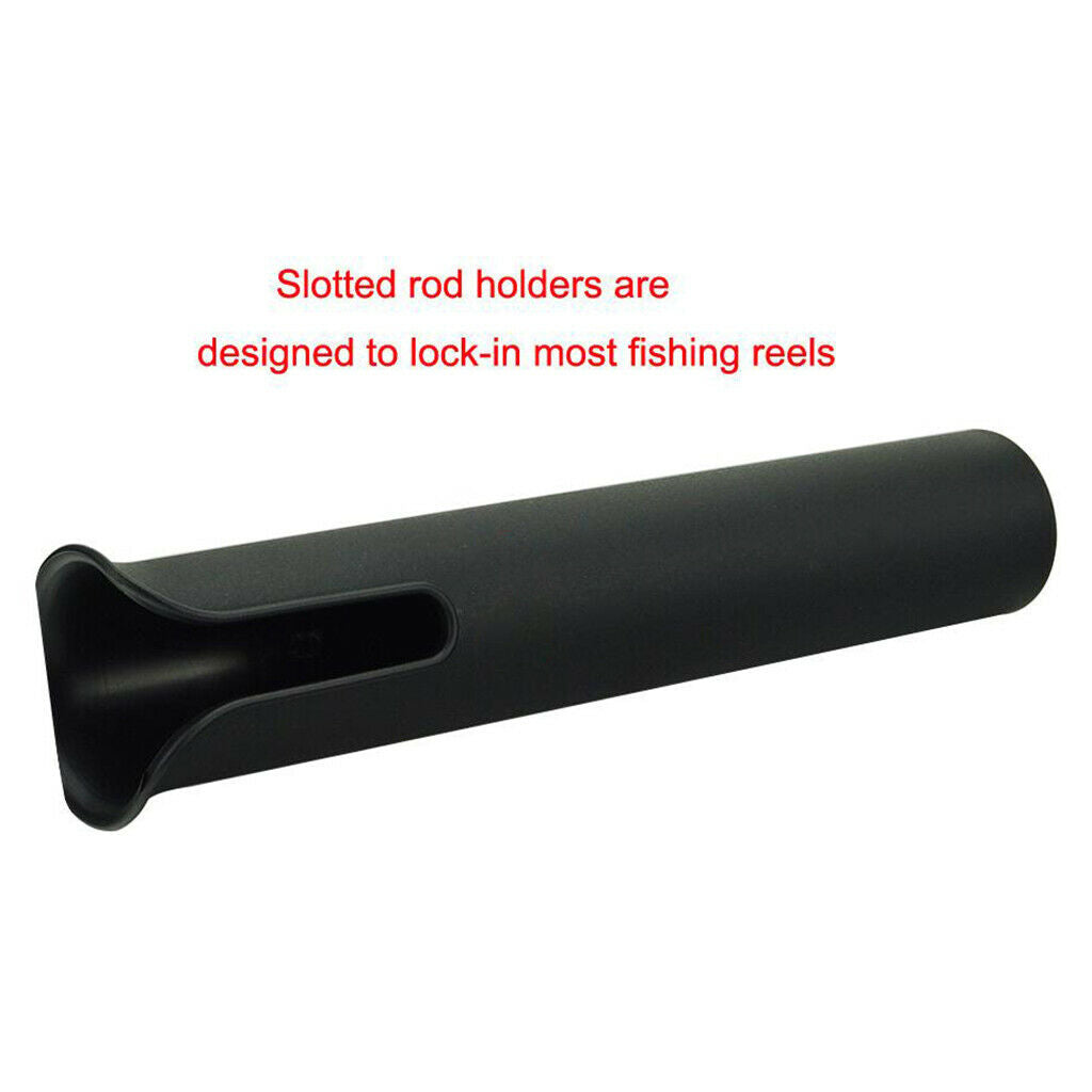 Self Adhesive Pole Boat Rod Holder Rack Storage Organizer Kayak Yacht Black