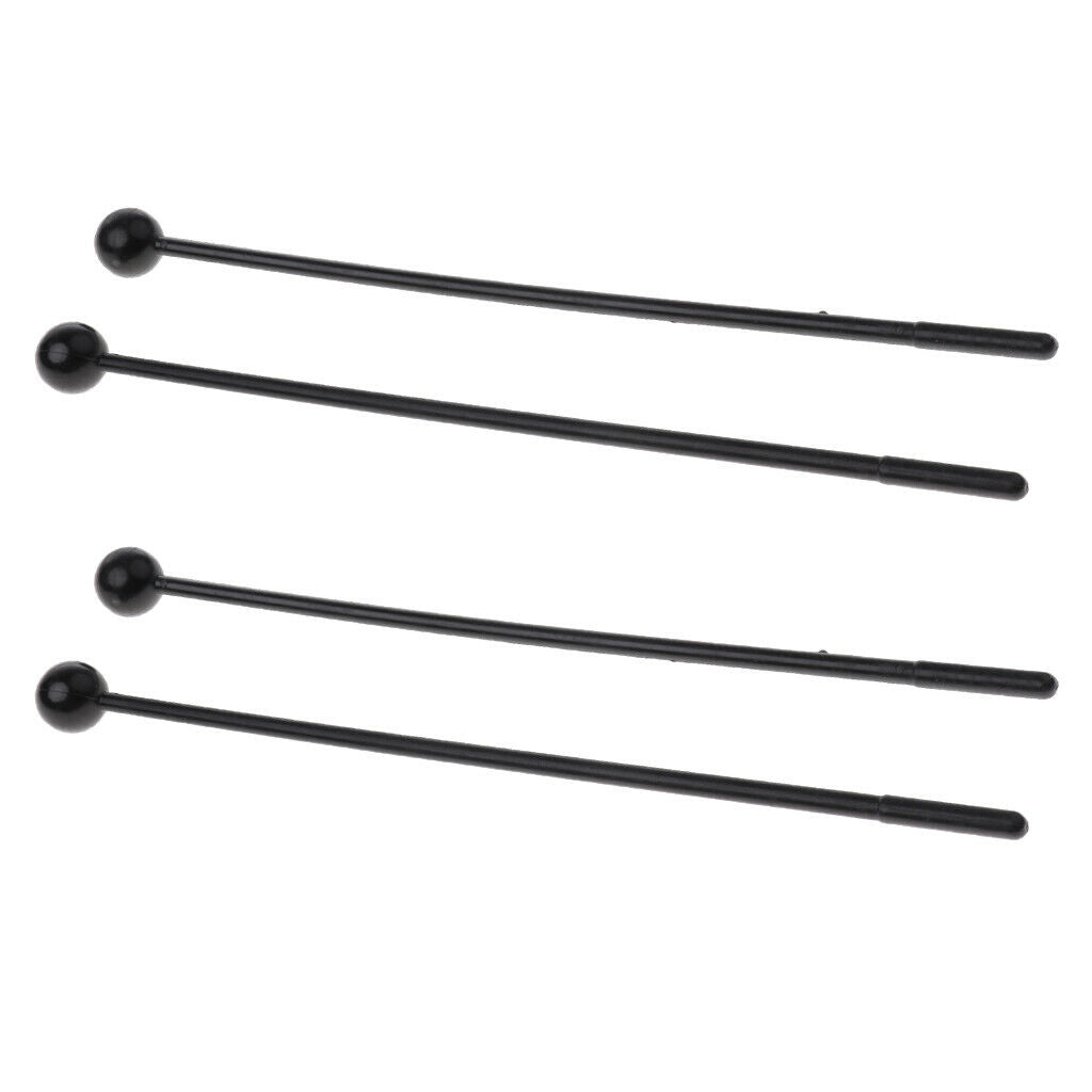 4Pcs Toddler Percussion Stick Instrument Parts Early Educational Gift Black