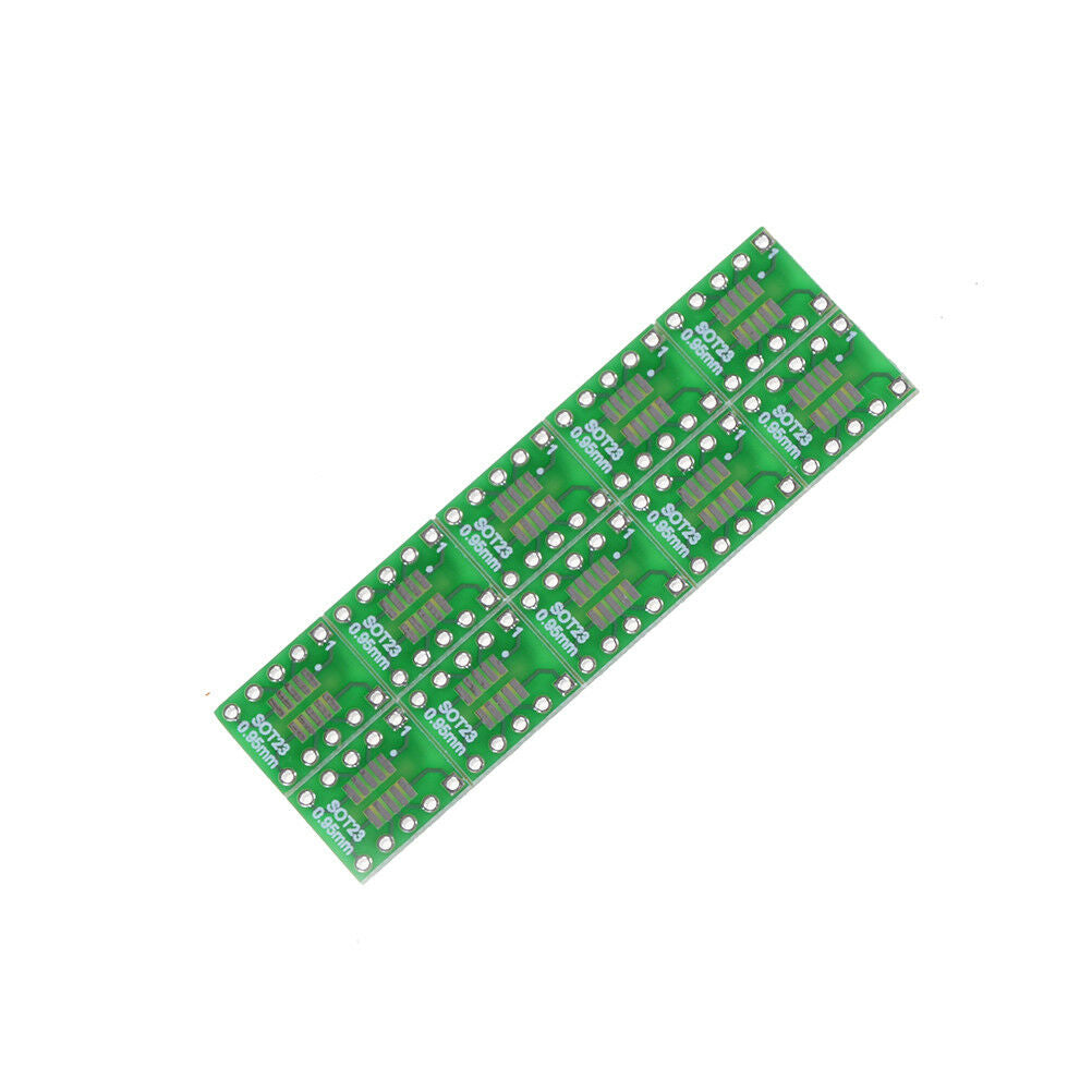 10PCS SOT23 SOP10 MSOP10 Umax SOP23 to DIP10 Pinboard PCB Board Conver.l8