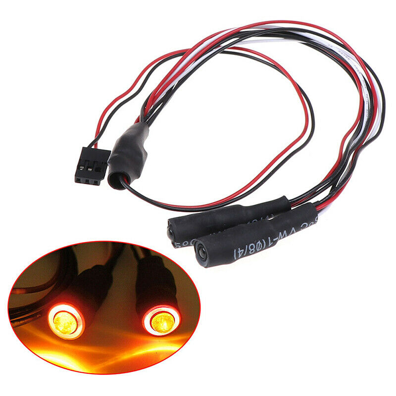 2LED RC 4.2v-6v Light Headlight headlamps Devil eyes For 1/10 RC Crawler .l8