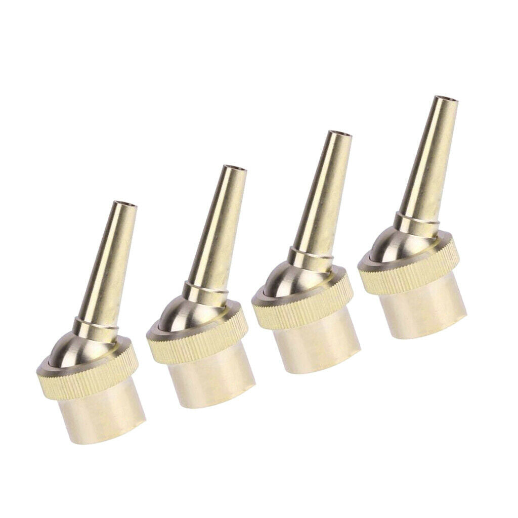 4pc 1/2''Brass Jet Straight Garden Fountain Water Nozzle Sprinkler Spray Head