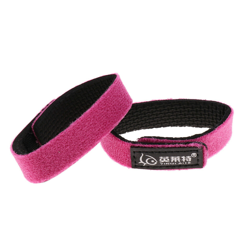 Fishing Rod Belts Wrap Bands Pole Straps Ties Pole Holders Red