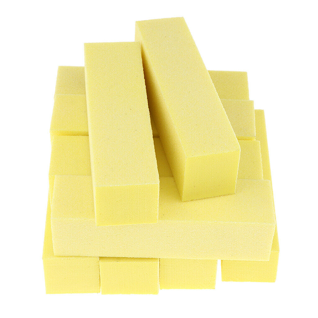 20Pcs Rectangular Sanding Buffing Nail Polish Buffer Block Manicure Tools