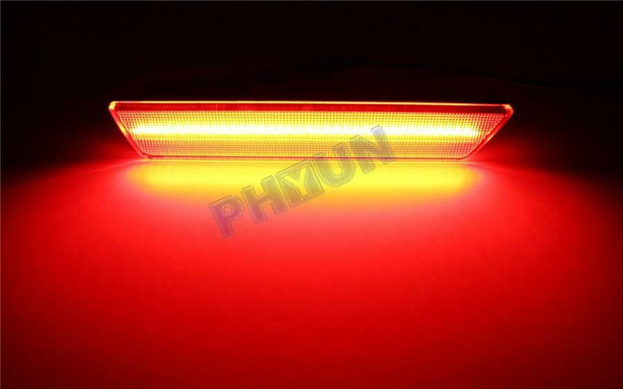 2x LED Red Rear Side Marker Light For Dodge 2008-14 Challenger & 2011-14 Charger