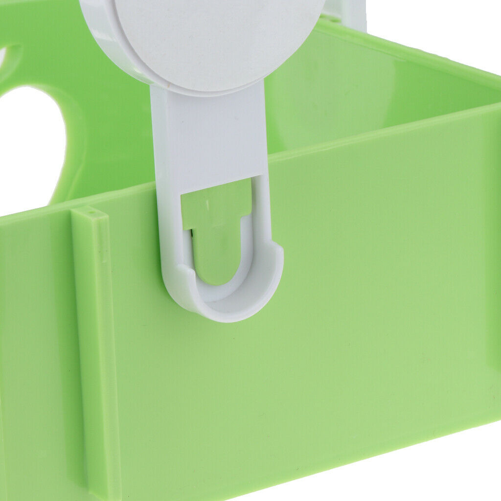 Triangular-mounted Wall hanging Bathroom Shelf Toliet Storage Rack Green