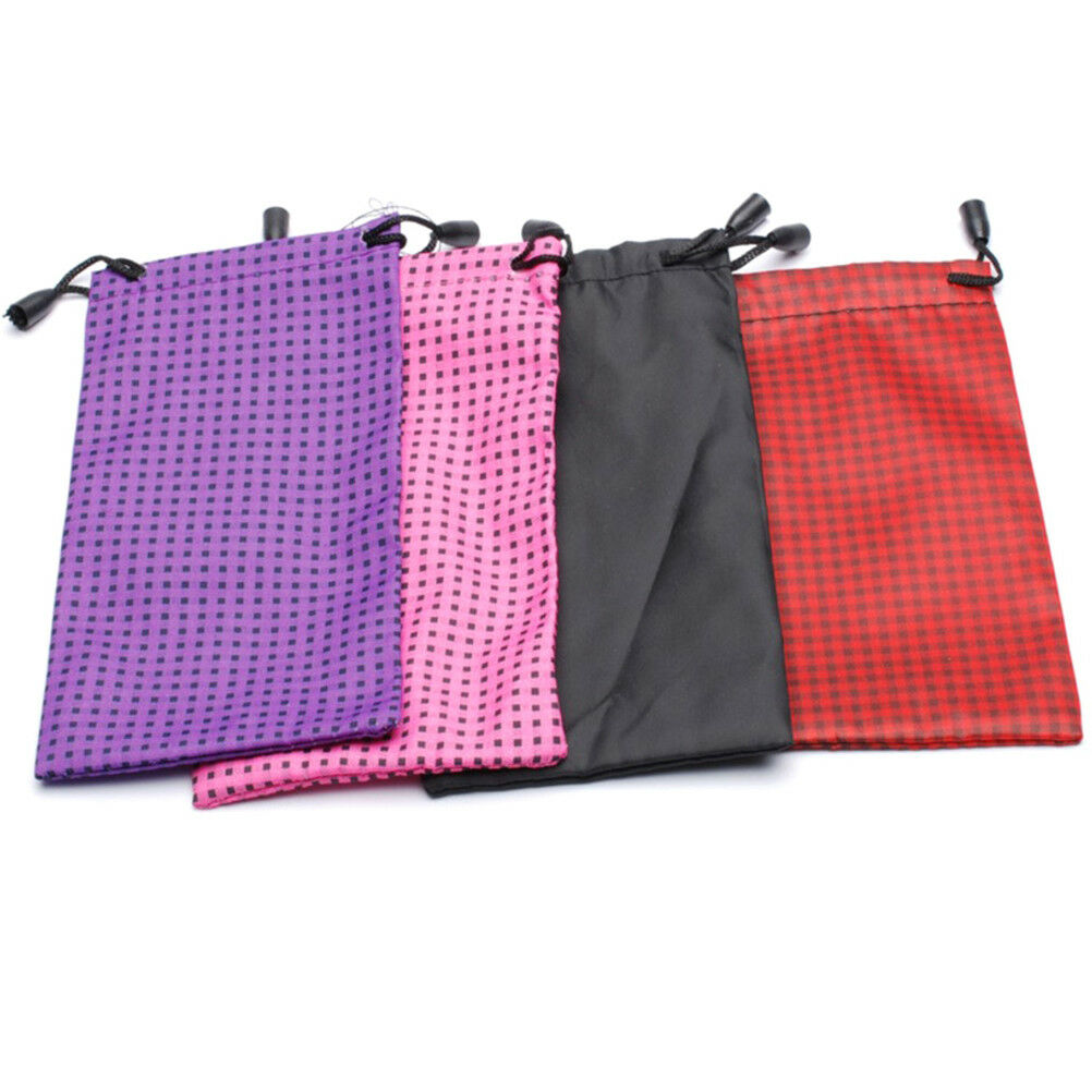 1Pc/Set Design Random Sunglasses Bag Pouch Cloth Cleaning Optical Glasses .l8