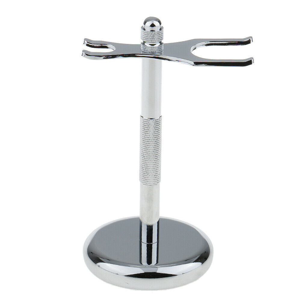 Shaving Brush And  Stand Holder Kit Rack Safety Handle Storage Set