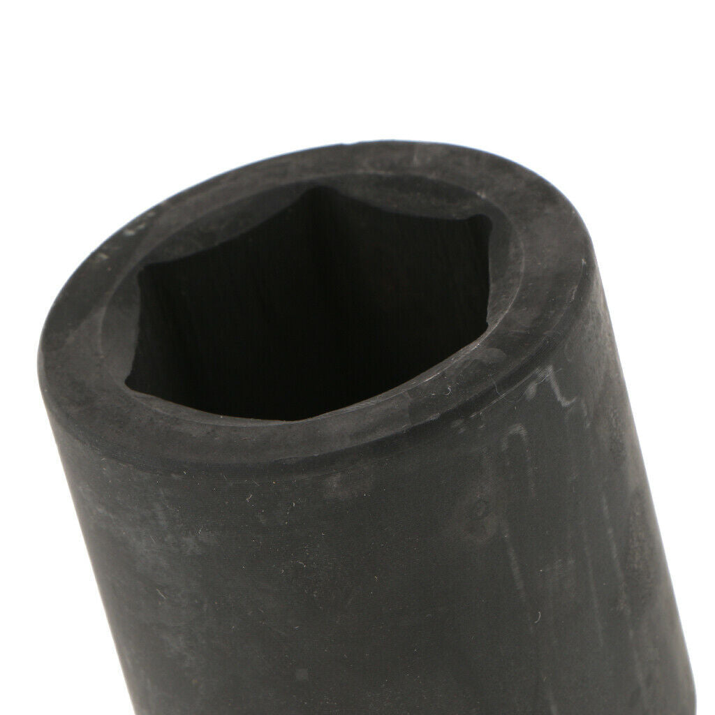 2pcs 6 Point Deep Impact Socket Square Drive Hand Ratchet 1inch 80x33x26mm