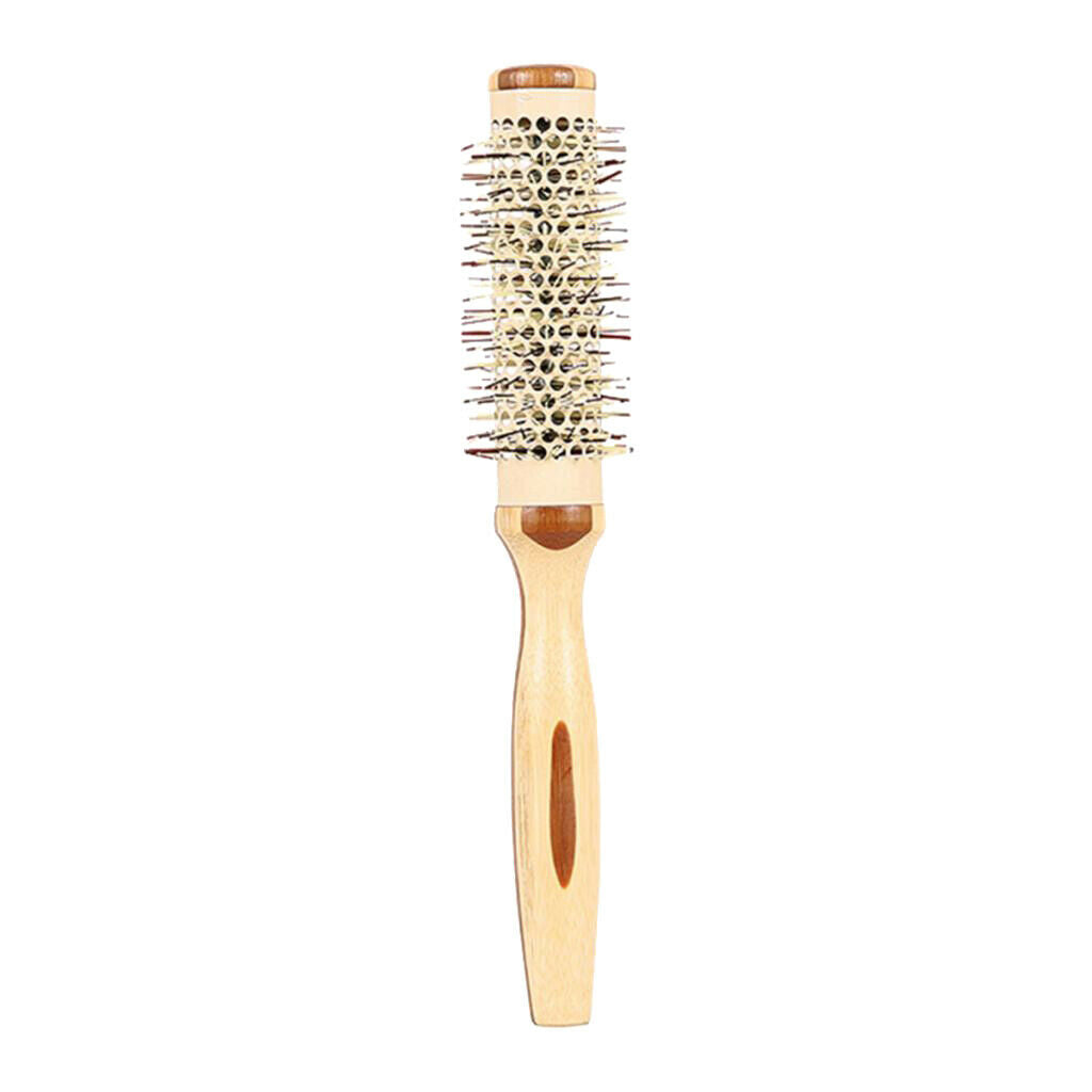 Anti-Static Round Hair Comb Roller Hairbrush for Curling Straightening M