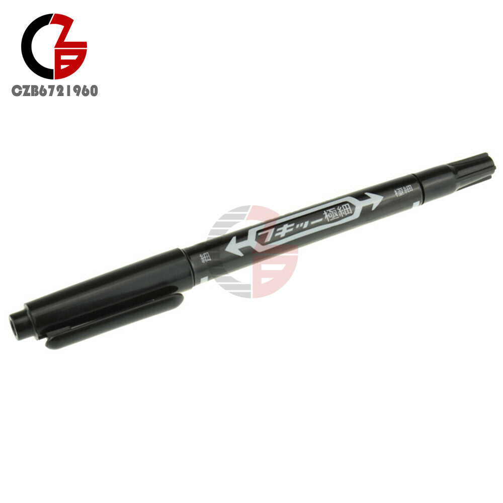 2PCS Black Ink Repair Pen DIY For Reparing PCB Printed Circuit Diagroam CCL