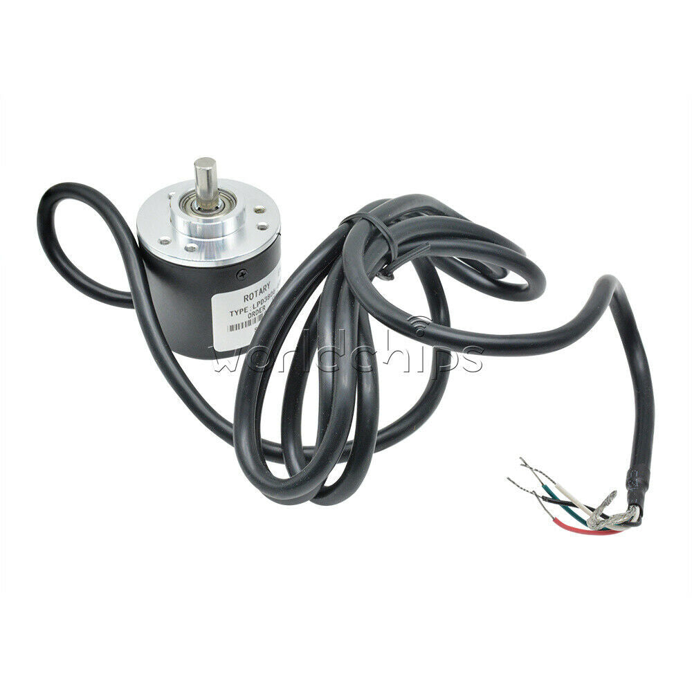 5V-24V Encoder 600P/R AB 2 phase 6mm Shaft Incremental Rotary Encoder