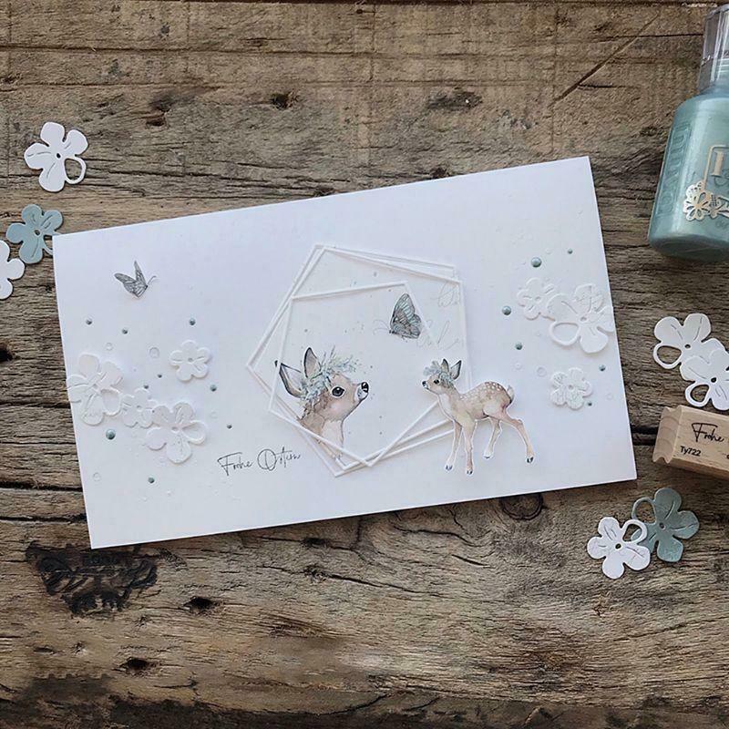 Polygon Frame Metal Cutting Dies Stencil DIY Scrapbooking Album Stamp Paper Card