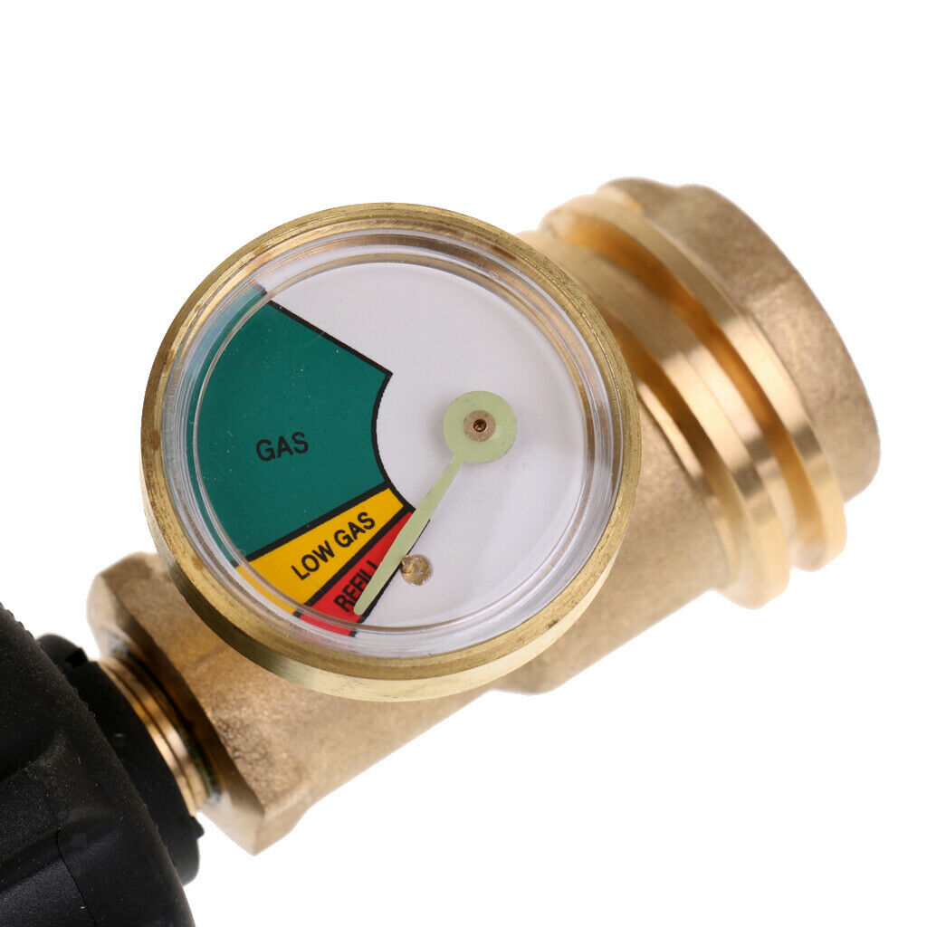 Universal Propane Tank Gauge Level Indicator Leak Detector Gas Pressure Meter,