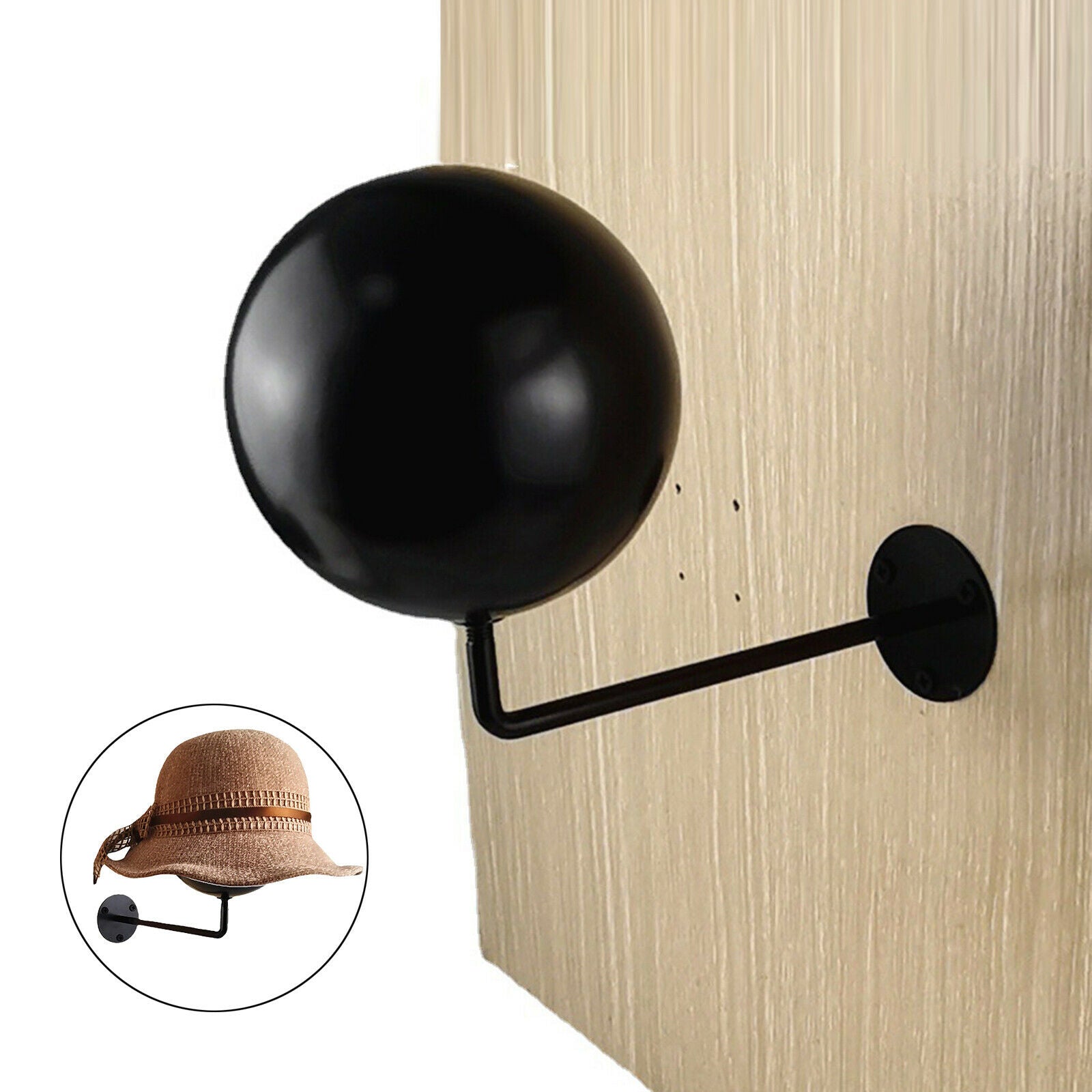 Bike Helmet Holder Jacket Bags Hook Rack Hanger Showing Multi-functional