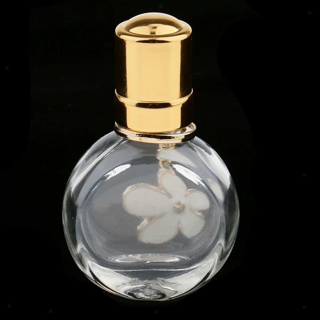 Clear Perfume Roller Bottles Travel Mini Round Deodorants Aromatherapy Vials
