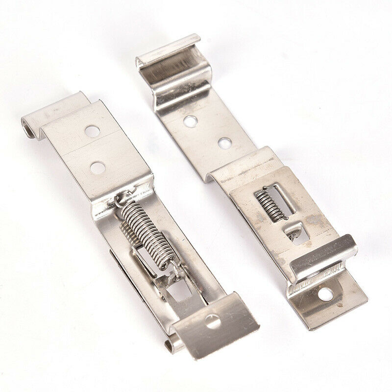 1pair Car License Plate Frame Holder Trailer Number Plate Clips Spring Lo.l8
