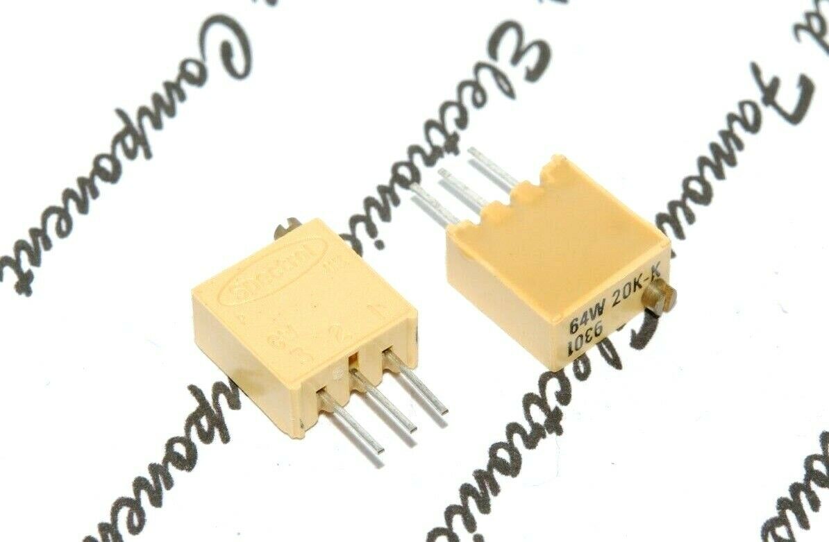 10pcs - SPECTROL 20K 25-Turns Variable resistor Potentiometer / Trimmer 64W