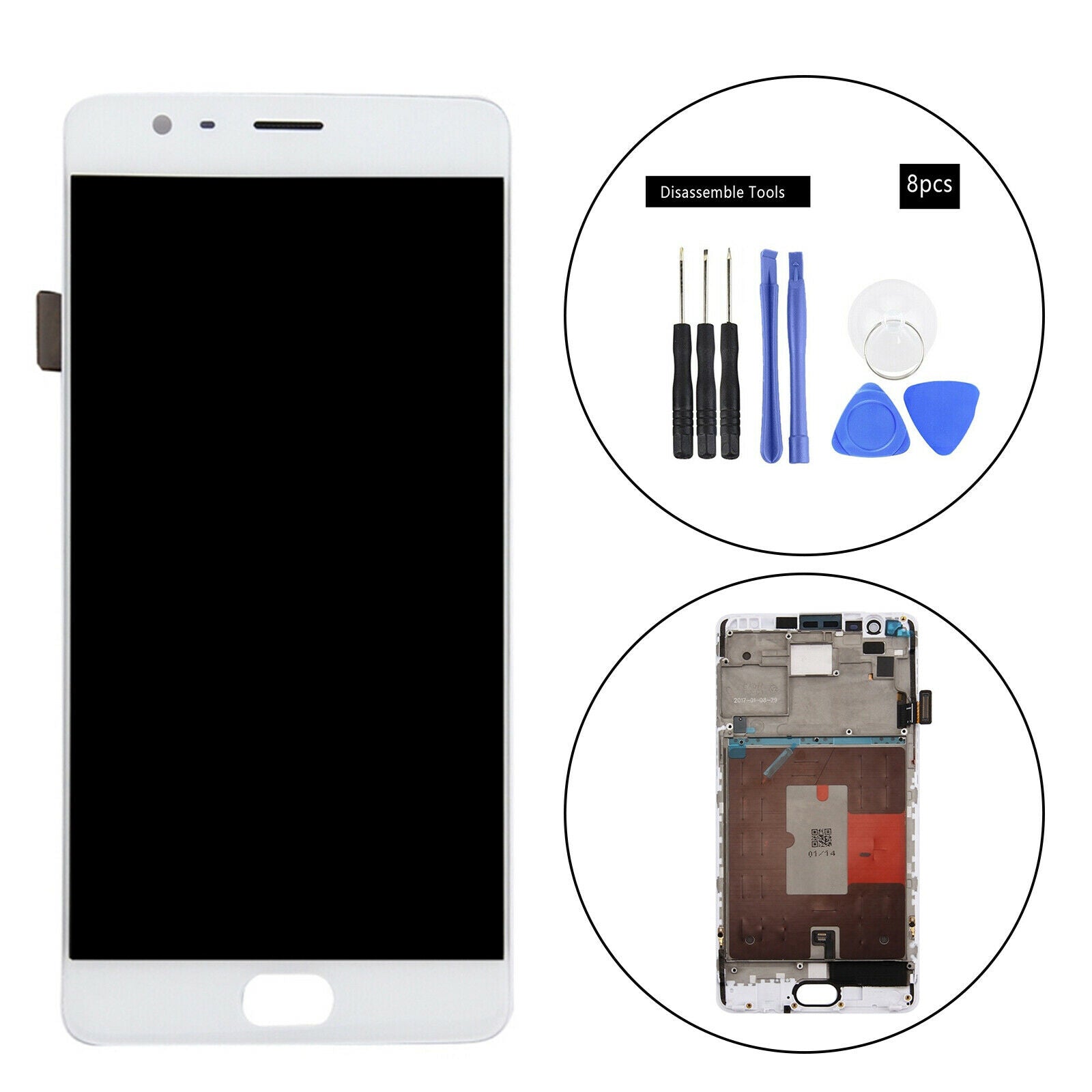 Glass LCD Screen Touch Screen for OnePlus 3 3T Repair Accessories 6.02 Inch