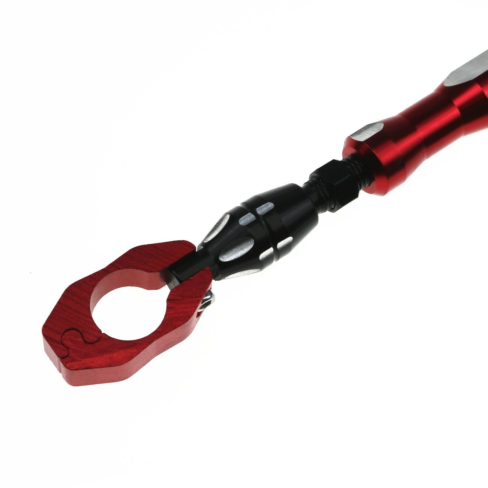 Red 7/8" 22mm Handlebar Adjustable Cross Balance Bar Strengthen Lever EX ZX GSXR