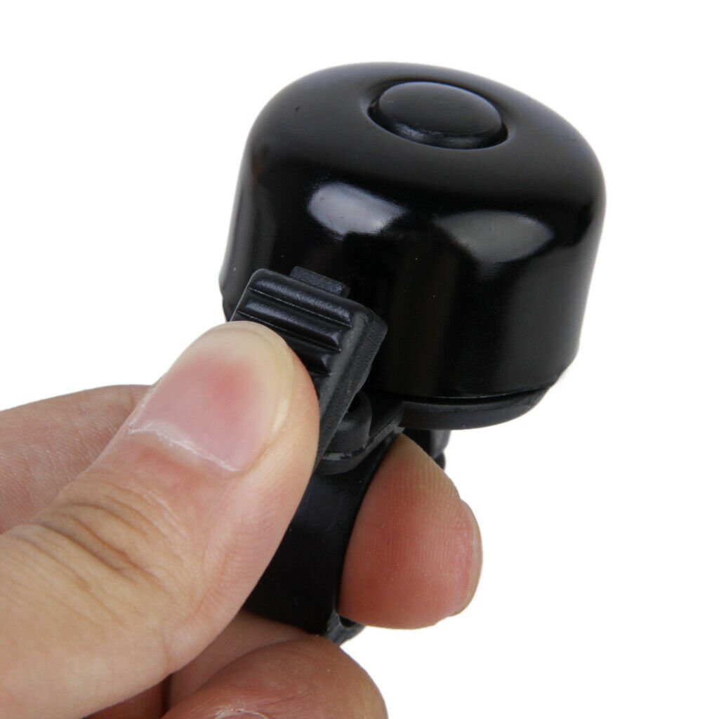 Bike Handlebar Bell Ring Black Aluminum