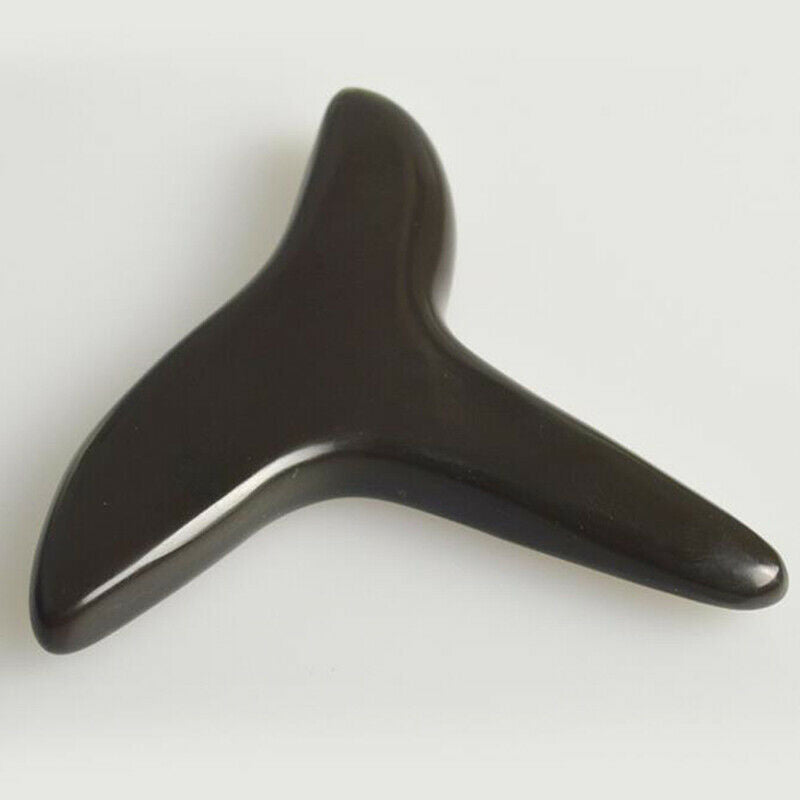 1PC Crystal Natural Stone Obsidian Massage Stone Guasha Scraping Facial M.l8
