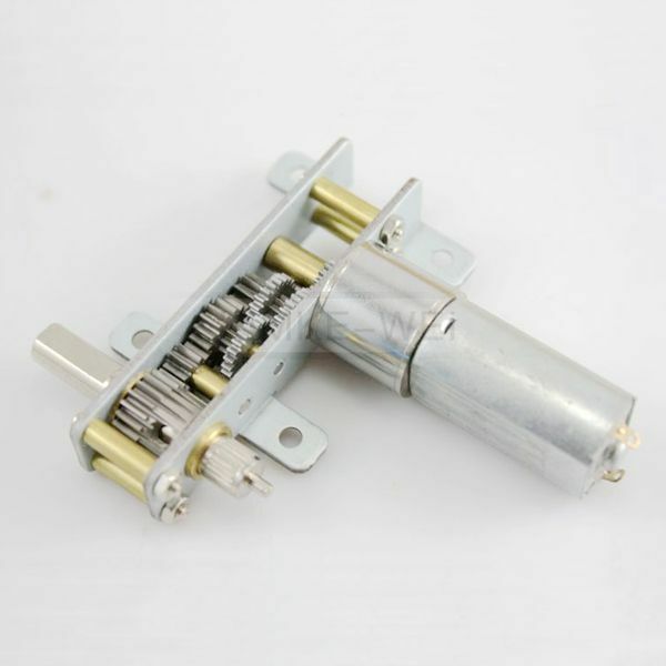 12V DC 60RPM Torque Gear Box Electric Motor For ROBOT