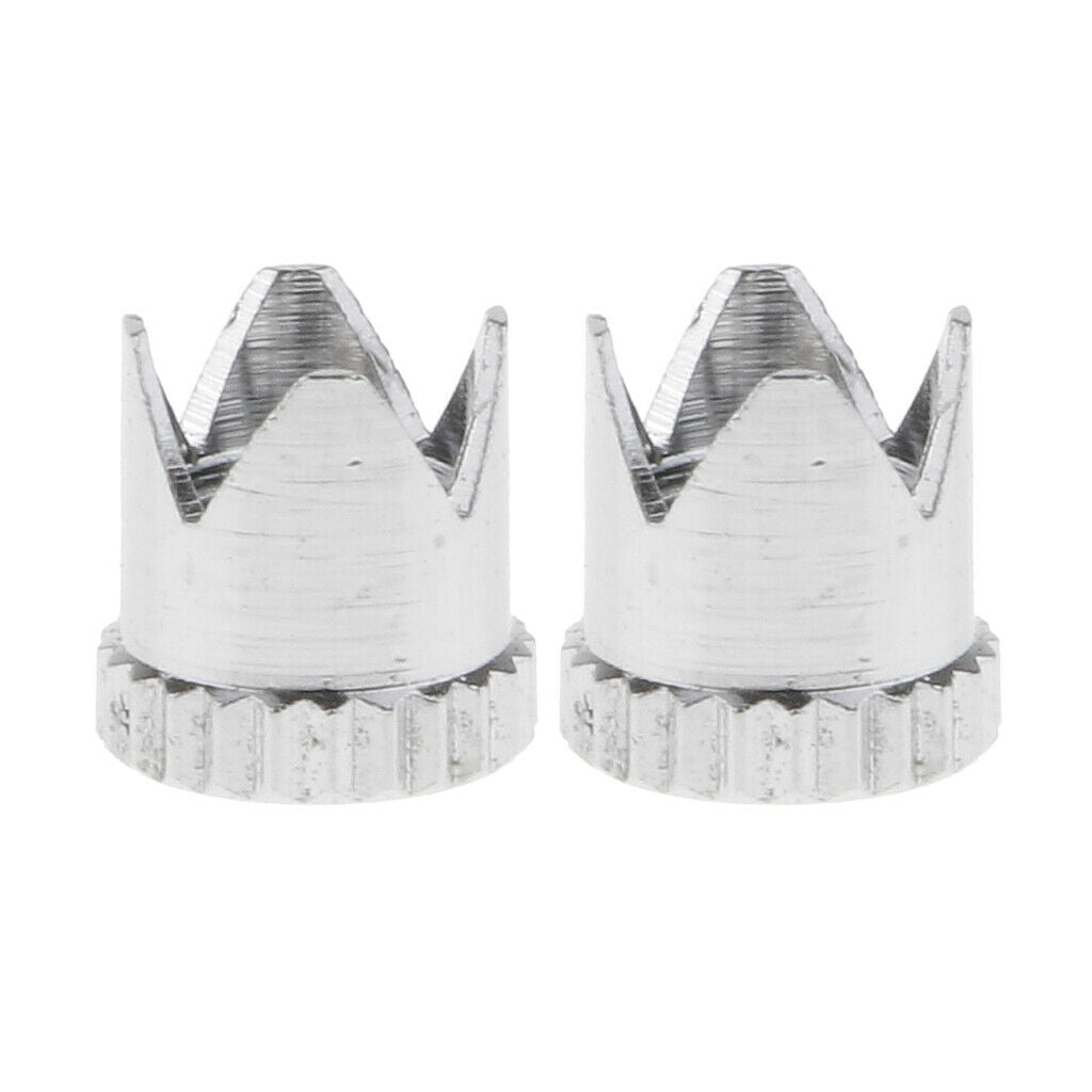 2 Pieces Airbrush Brass Crown Shape Needle   Air Brush Accessories Parts