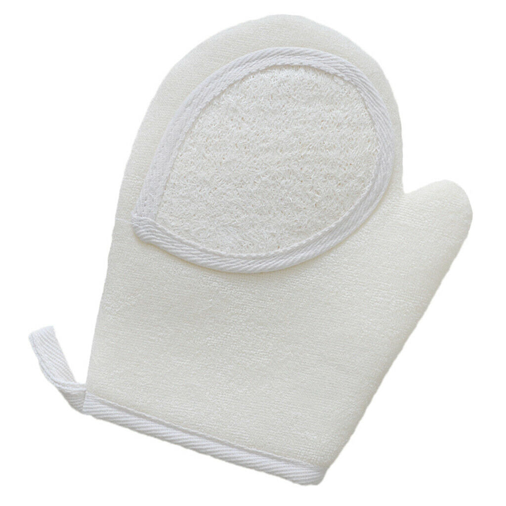 Loofah Exfoliating Gloves Massage Arms Legs Cloth Body Scrub Exfoliator