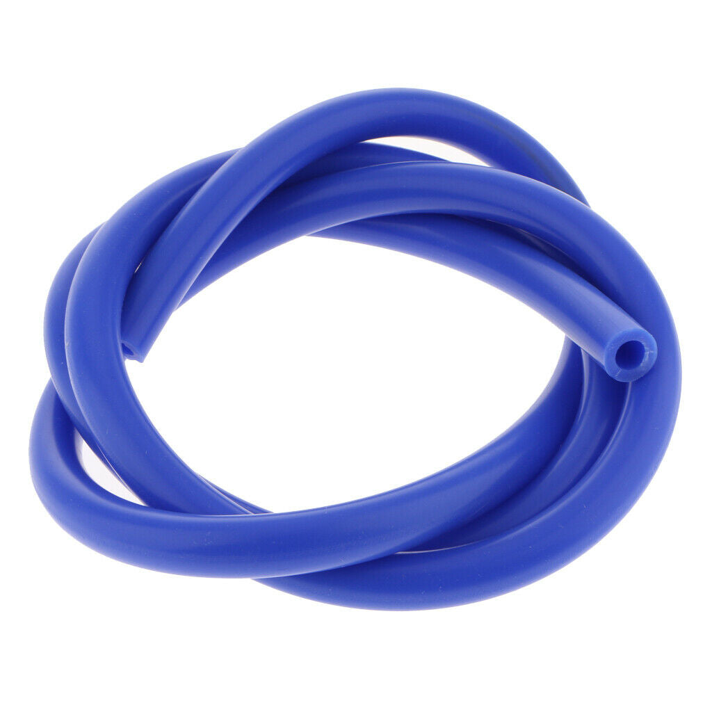 2 Pieces 8mm (5/16inch) Silicone Vacuum Hose 5 ft Blue Air Tube Pipe/Line/Tube