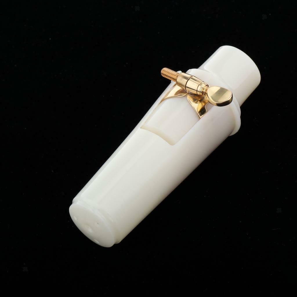 White Alto Saxophone Mouthpiece Ligature Kit Woodwind Musical Insrument Accs