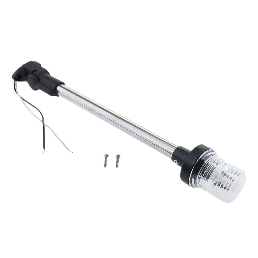 Marine Boat Fold LED Navigation Stern Anchor Pole Light 16