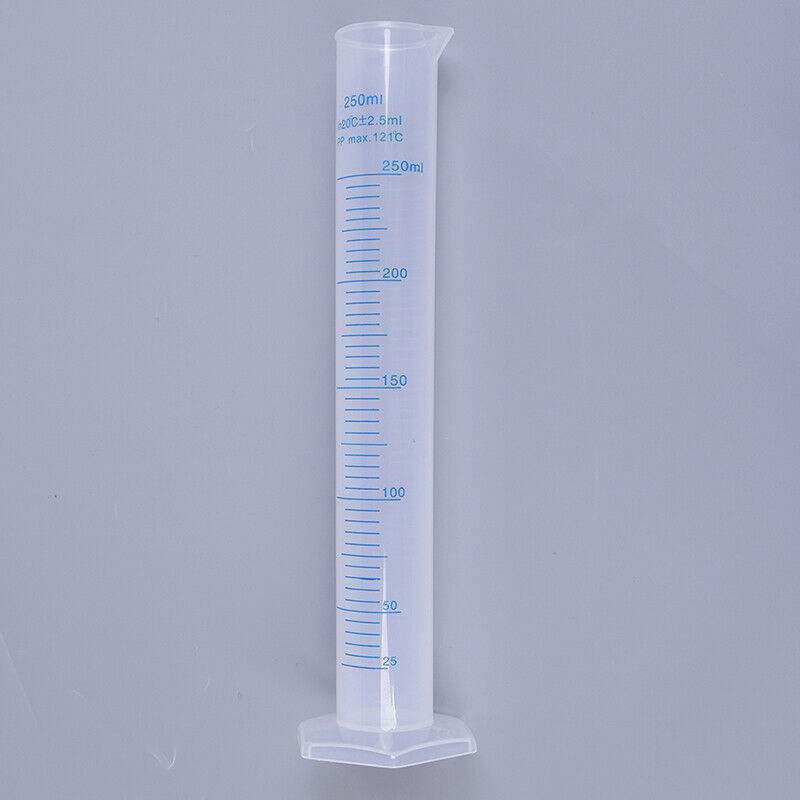 250ml measuring cylinder blue scale acid and alkali resistant measuring cylin SJ
