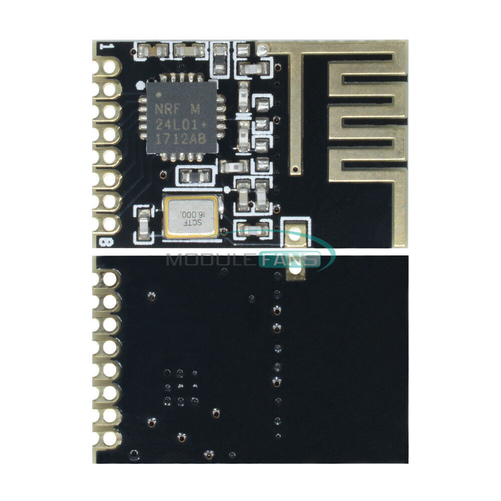 Mini NRF24L01+ SMD 1.27MM wireless transceiver module tiny Size Arduino NEW