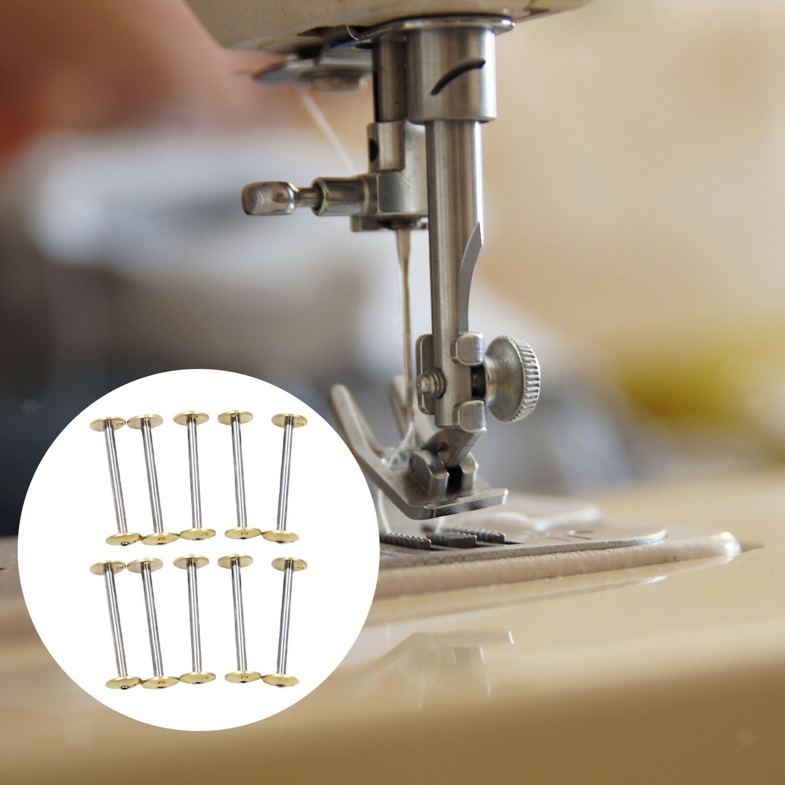 8228 Shuttle Bobbin Bobbins Set Iron 10Pcs Metal for Singer Sewing Machine