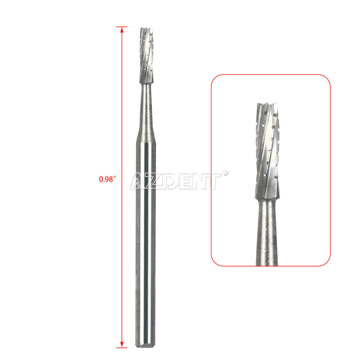 5 Boxes Dental 57 FGOS Surgical Carbide Burs 25mm Length FG-557XL diameter1.6mm