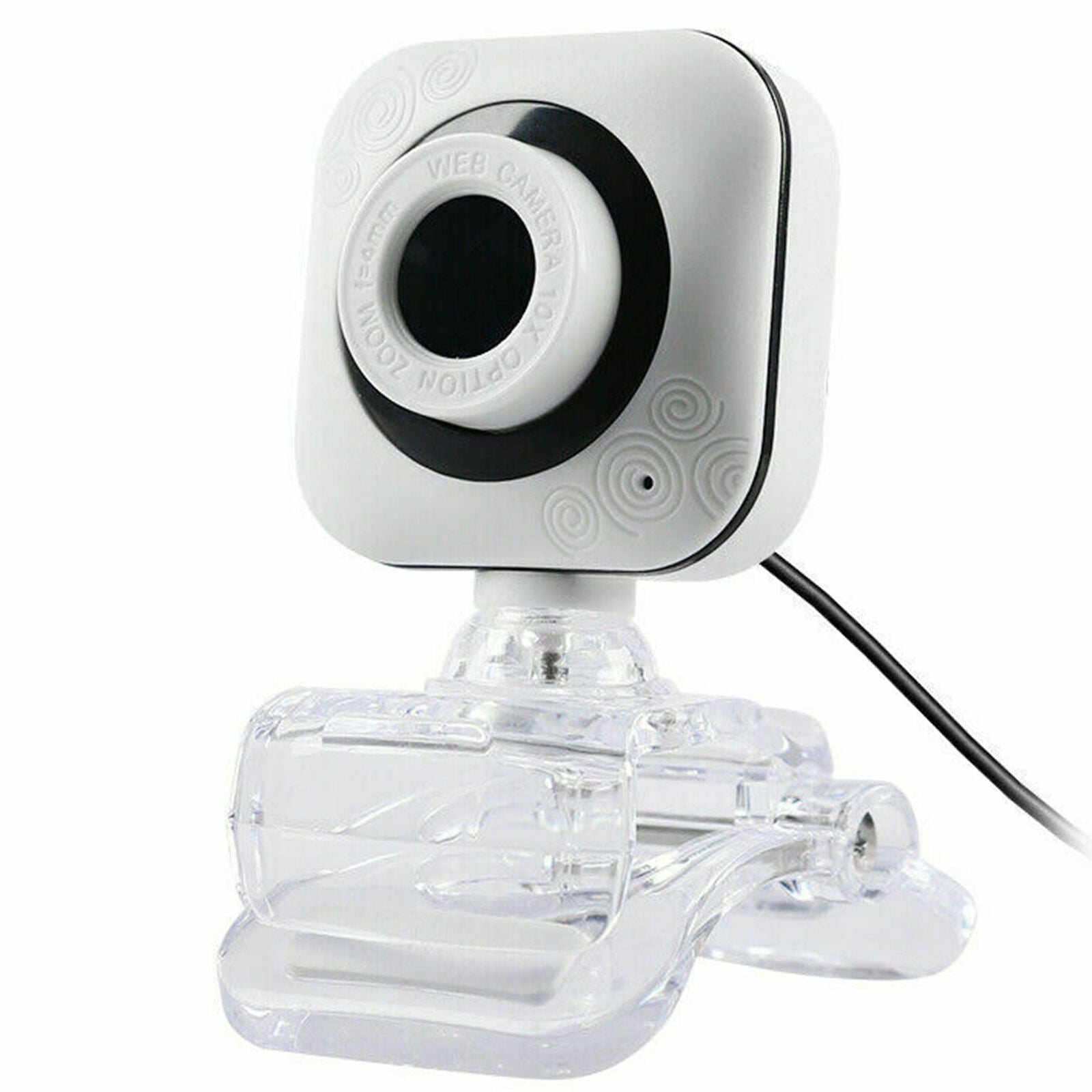 USB2.0 HD Camera Webcam 360Â° Rotatable Web Cam w/ Mic Video Recording Computer